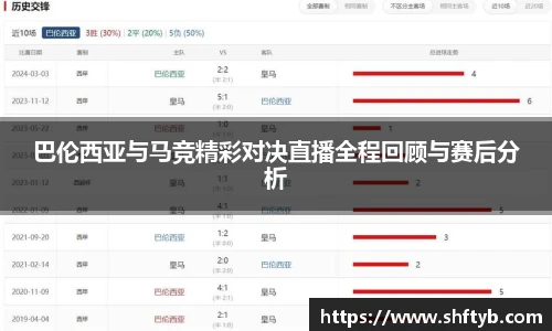 巴伦西亚与马竞精彩对决直播全程回顾与赛后分析